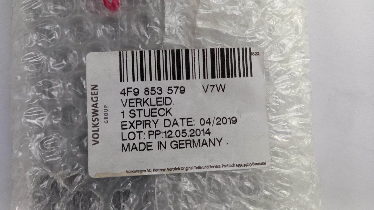 Original AUDI A6 Allroad quattro Seitenwand Zierleiste vorne links 4F9853579V7W