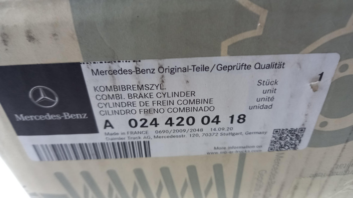 Original MERCEDES-BENZ Actros MP4 Antos Arocs Membranbremszylinder A0244200418