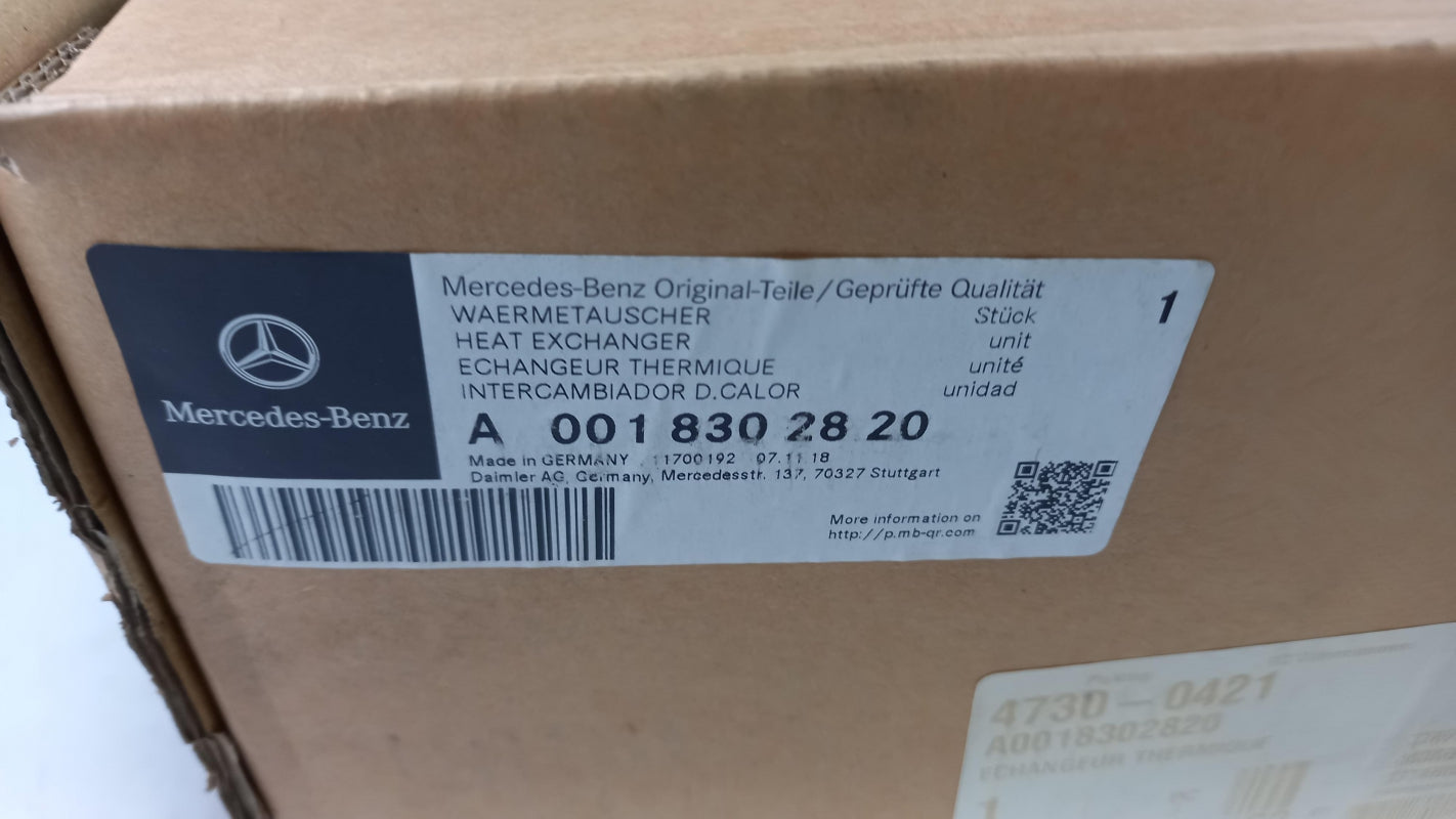 Original MERCEDES-BENZ Actros MP4 Innenraumheizung Wärmetauscher A0018302820