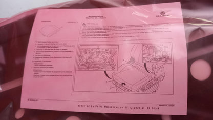 Original OE MERCEDES-BENZ Sitz A00291079309G30