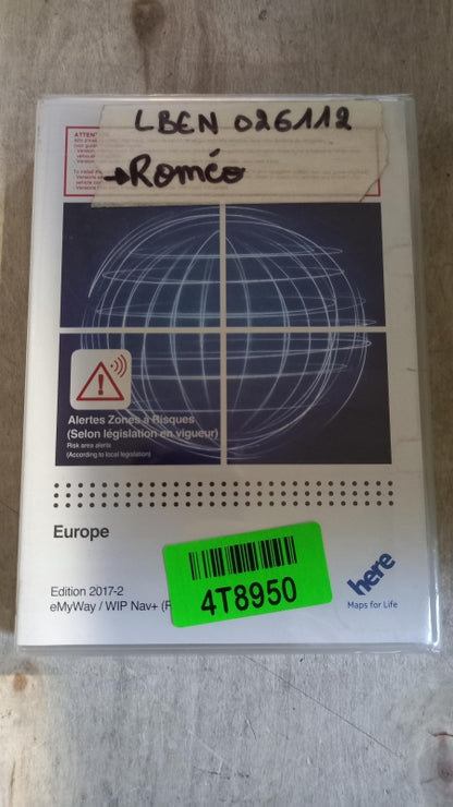 Original PEUGEOT CITROEN Navigations SD-Karte RT6 Europe 2017-2 1631886780
