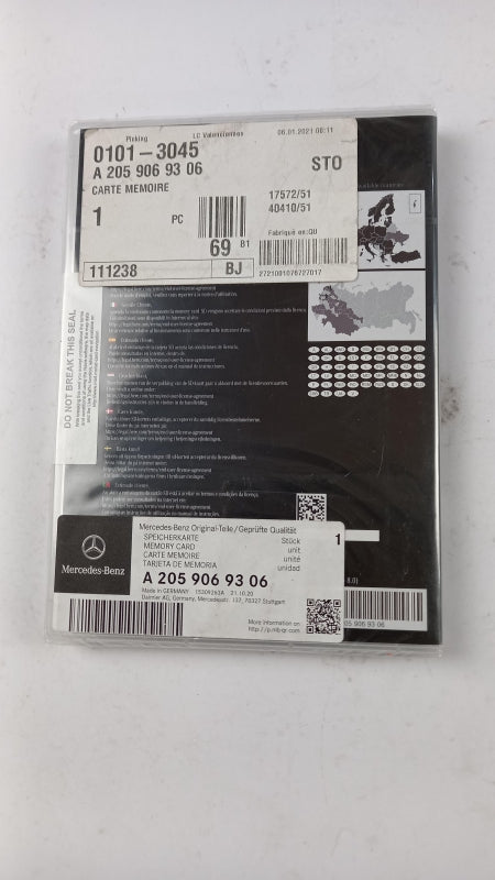 Original MERCEDES-BENZ Navigations SD-Karte Europa 2021 A2059069306