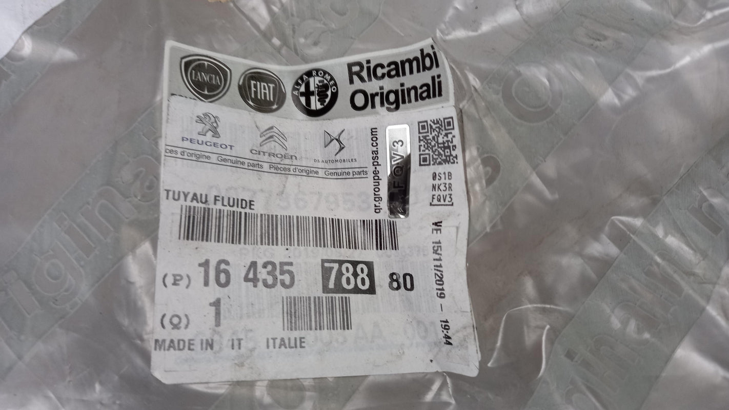 Original PEUGEOT CITROEN Kühlmittelrohr 1643578880