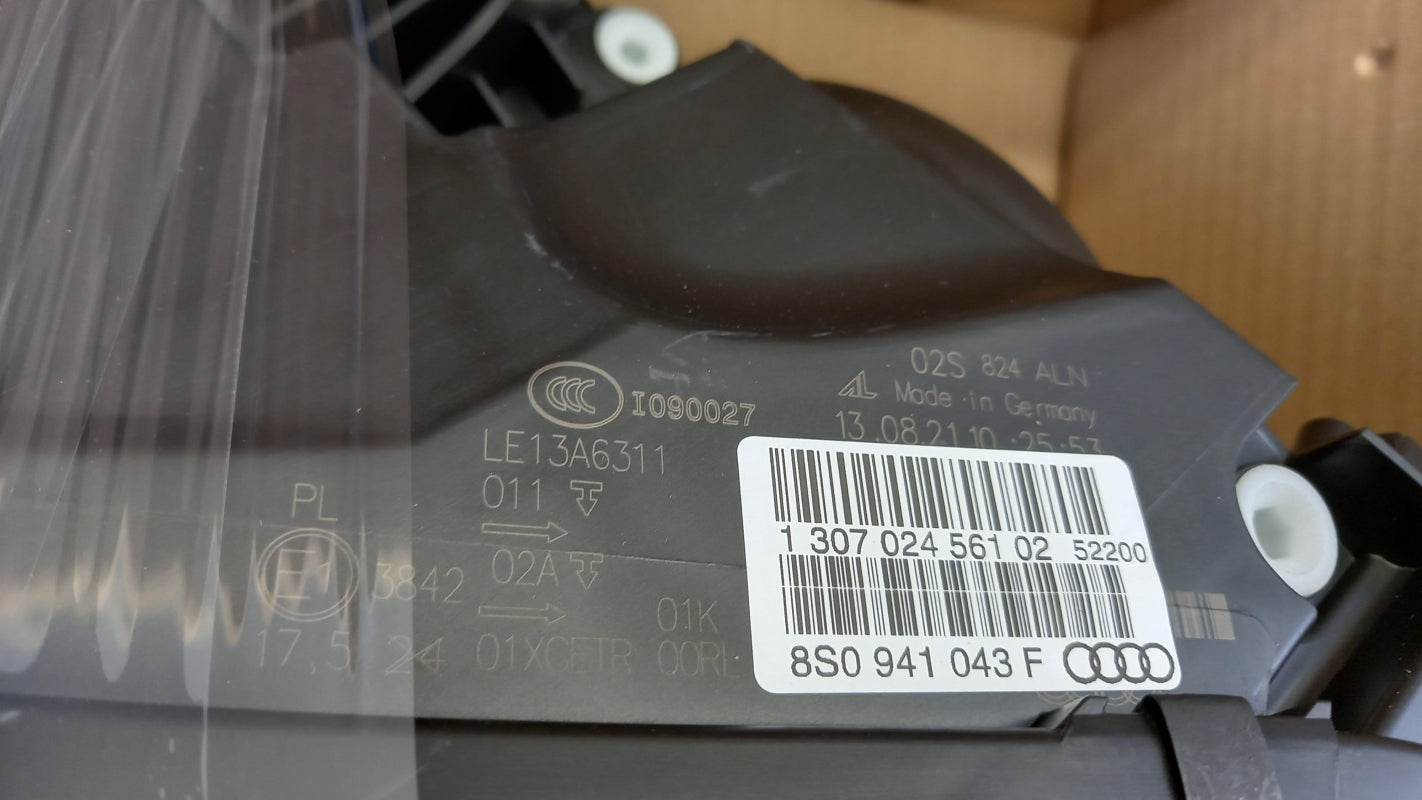 Original AUDI TT 2015-2022 Frontscheinwerfer Scheinwerfer Links 8S0941043F