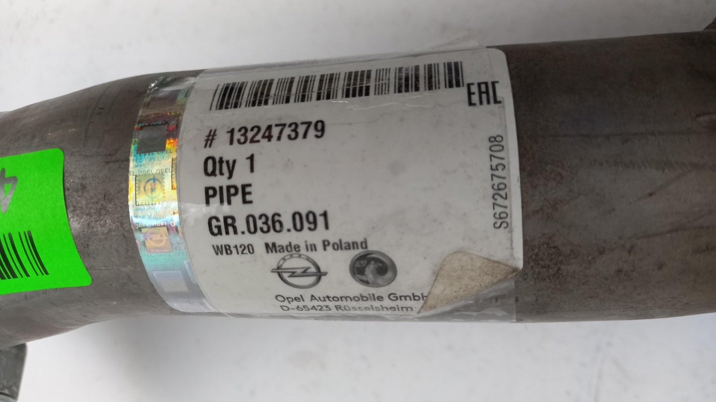 Original OE OPEL Auspuffrohr 13247379