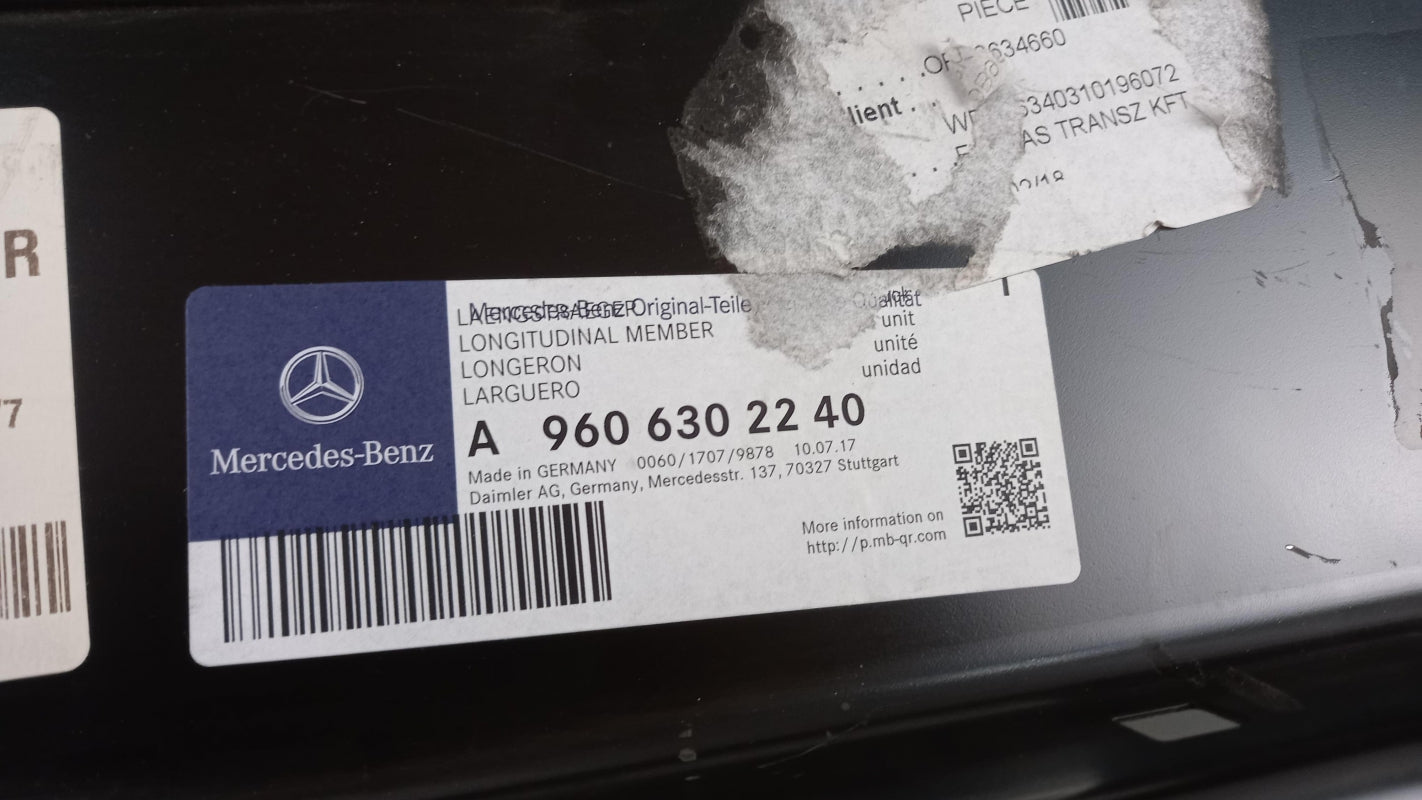 Original OE MERCEDES-BENZ Längsholm A9606302240