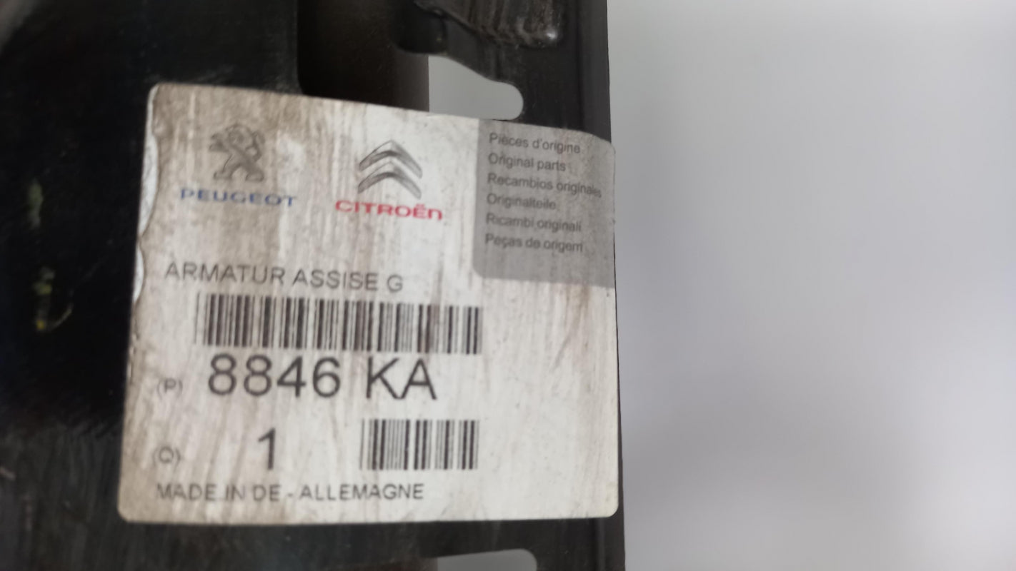 Original PEUGEOT 3008 5008 vorne Sitz Führungsschiene & Einsteller 8846KA
