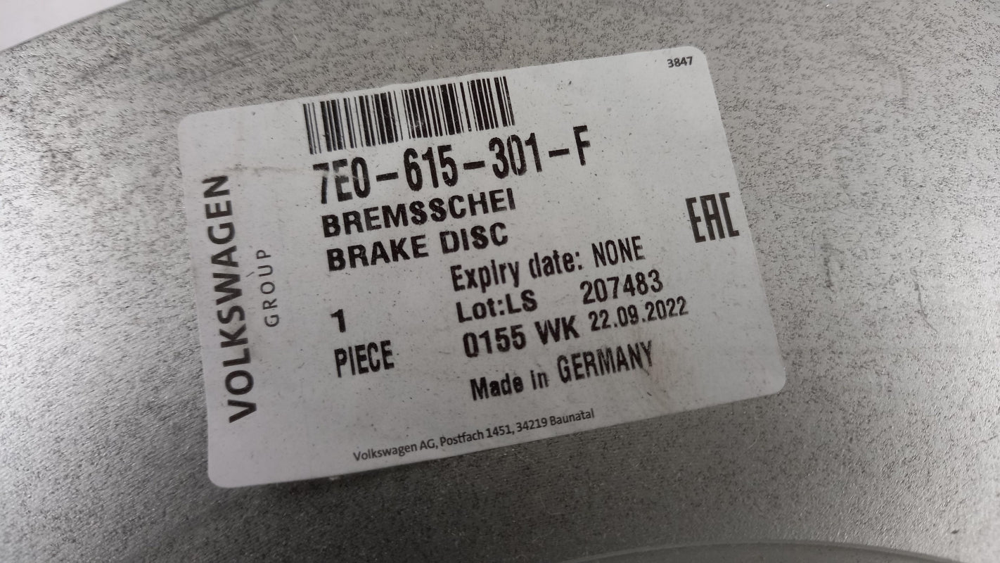 Original VW Transporter T5 T6 Bremsscheibe (1 stück) 340mm vorne 7E0615301F