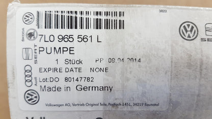 Original AUDI A6 A7 Q7 VW Amarok Tourareg Zusatzwasserpumpe 3.0 TDi 7L0965561L