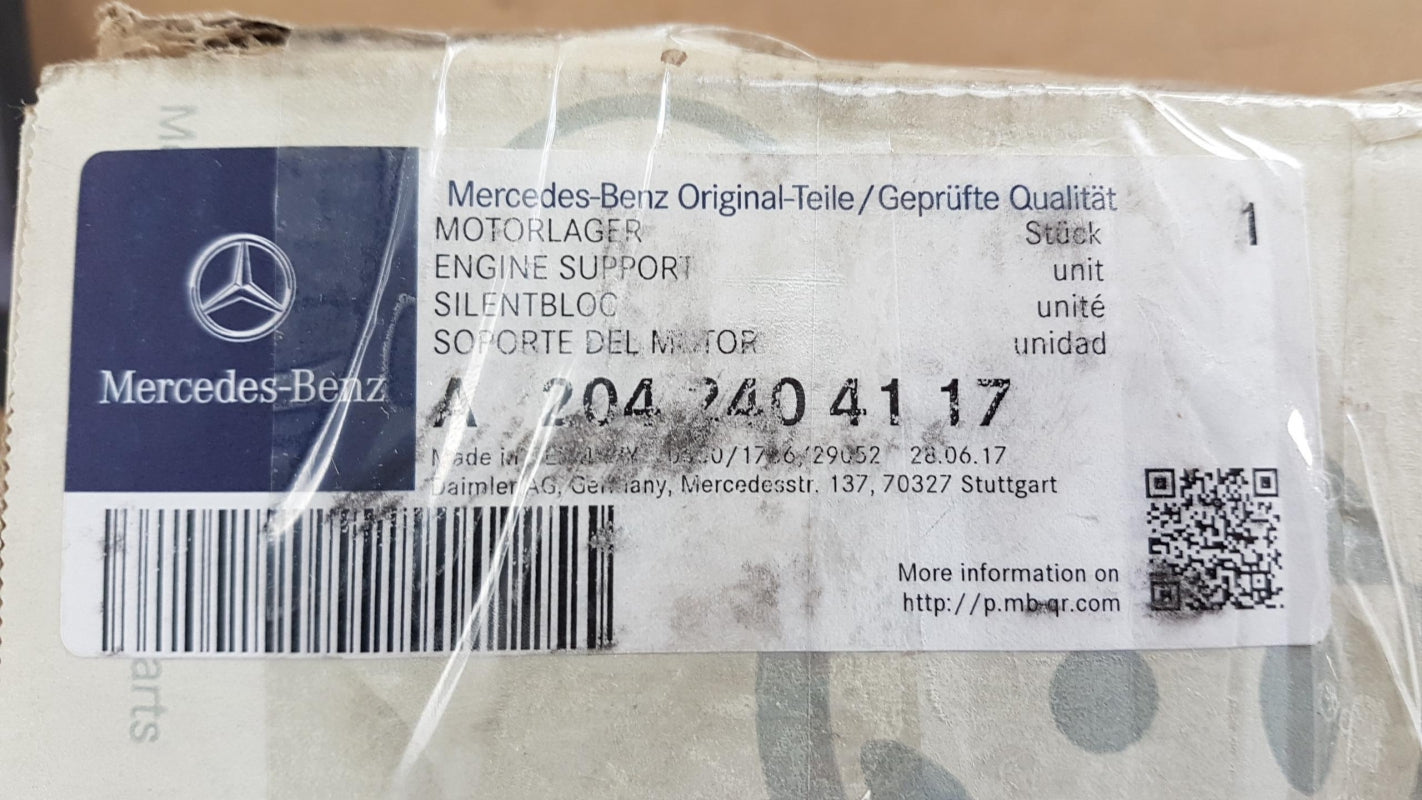 Original MERCEDES-BENZ W204 Motorlager Vorne Rechts A2042404117