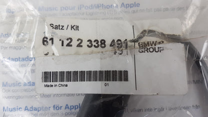 Original BMW MINI ROLLS ROYCE Music Adapterkabel Apple iPod iPhone 61122338491