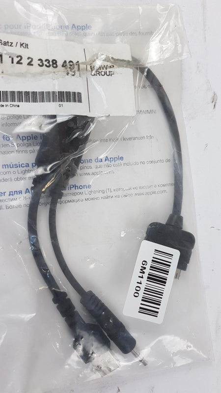 Original BMW MINI ROLLS ROYCE Music Adapterkabel Apple iPod iPhone 61122338491