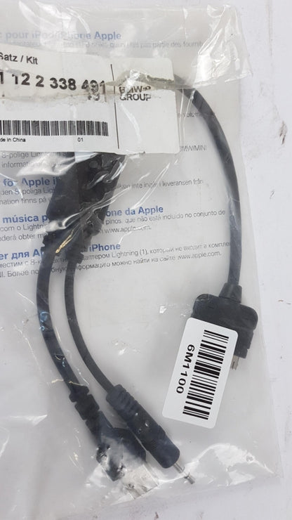 Original BMW MINI ROLLS ROYCE Music Adapterkabel Apple iPod iPhone 61122338491