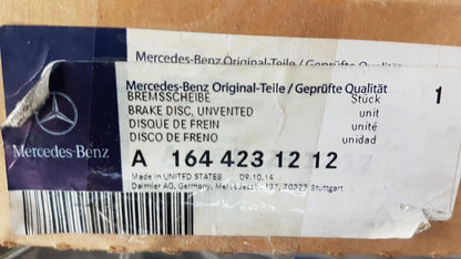 Original MERCEDES-BENZ ML W164 R-klasse W251 Bremsscheibe 1st hinten A1644231212