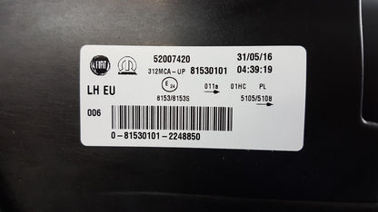 Original FIAT 500 (312) Scheinwerfer Halogen Links 52007420