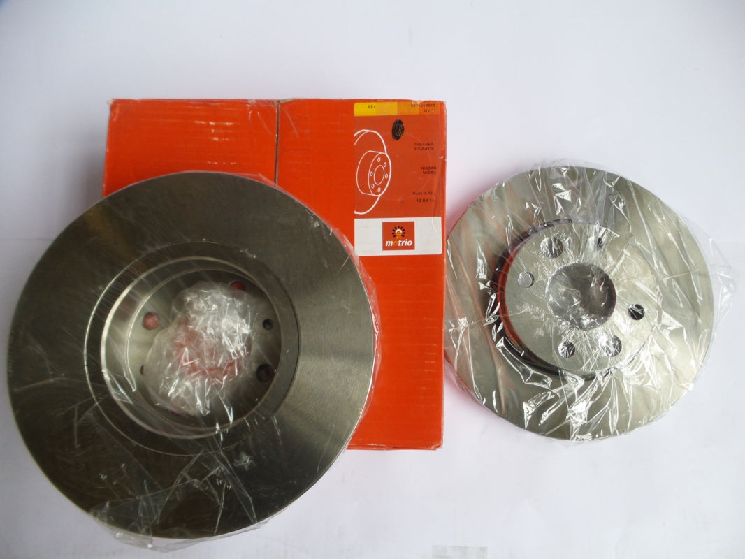 Original RENAULT Clio-3 Megane-2 brake disc set (2 pieces) front 8671016813 