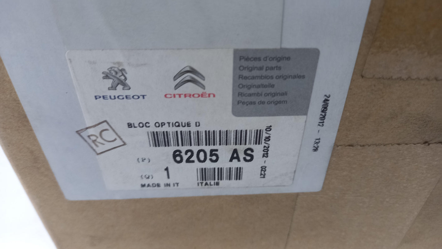 Original OE Peugeot Scheinwerfer 6205AS
