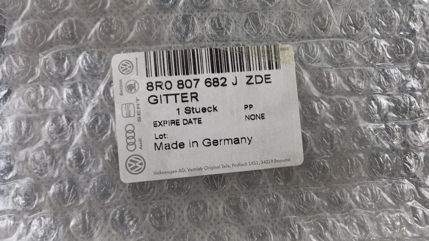 Original OE Volkswagen Stoßfänger Lüftungsgitter 8R0807682JZDE