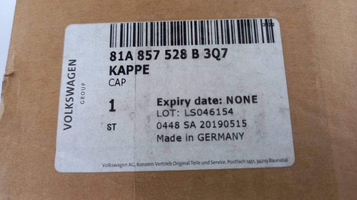 Original AUDI Q2 (GA) Q3 RSQ3 (F3) Außenspiegelkappe alu rechts 81A857528B3Q7