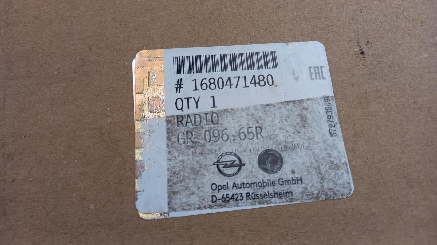 Original OE OPEL Astra K Multimedia Haupteinheit 1680471480