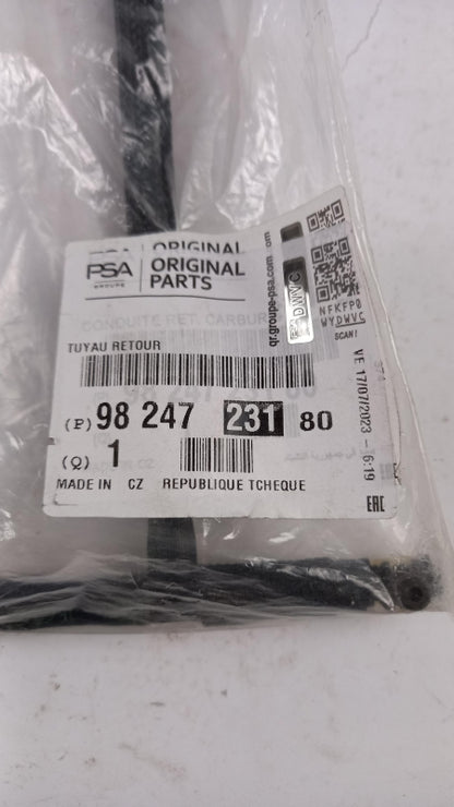 Original CITROEN Berlingo PEUGEOT 2008 1.5 BlueHDi Kraftstoffschlauch 9824723180