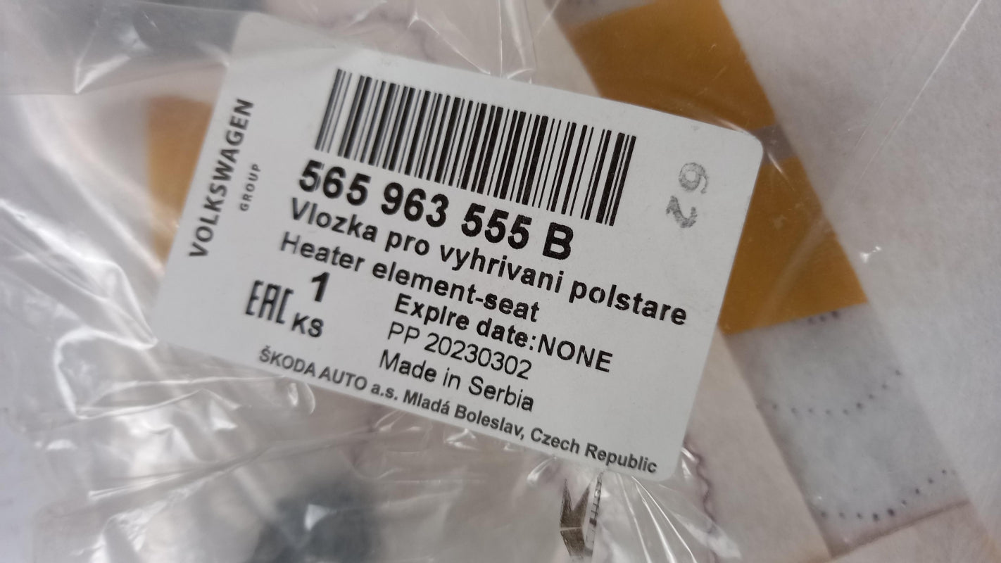 Original OE Volkswagen Sitzheizung 565963555B