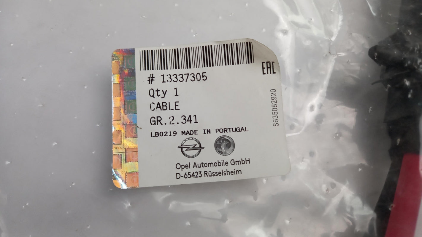 Original OPEL Corsa-D A13DTR Leitungssatz Anlasser-Lichtmaschine 13337305