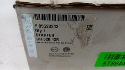 Original  OPEL Vivaro B 1.6 TDCI Anlasser 95520343