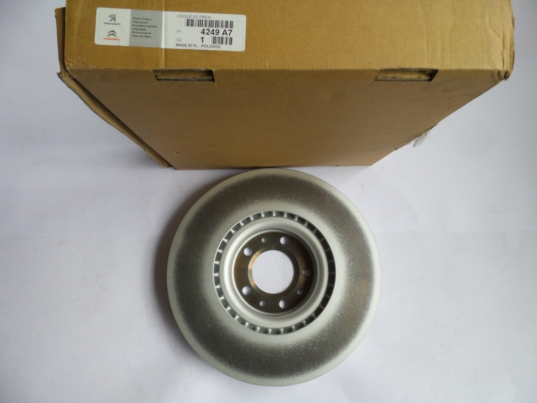 Original PEUGEOT 407 CITROEN C5 (X7) C6 Bremsscheibe belüftet vorne 4249A7