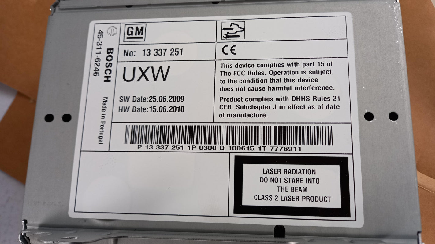 Original OPEL Insignia Astra-J Meriva-B Multimedia Haupteinheit 13337251