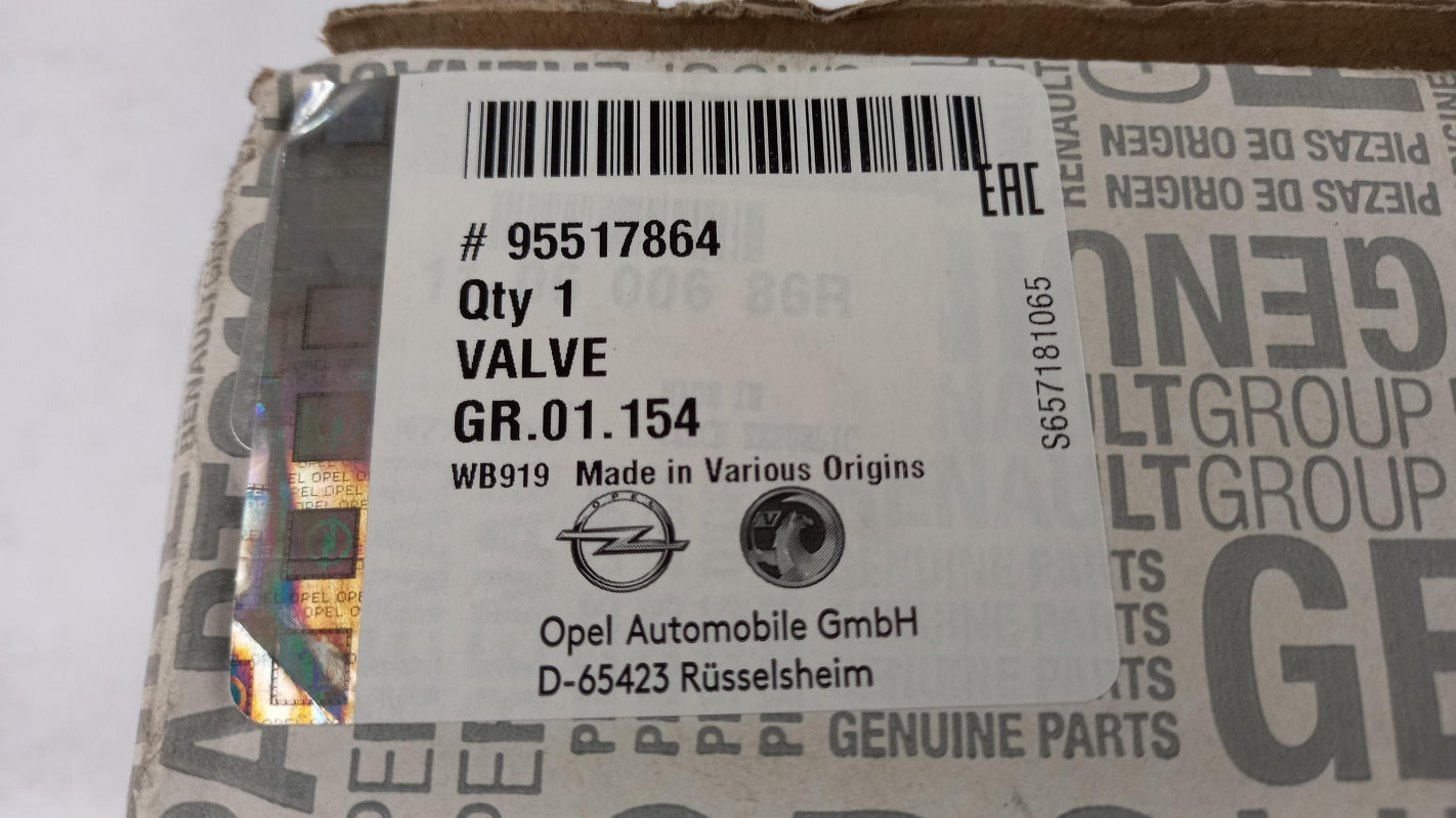 Original OE OPEL Kühlwasserflansch 95517864