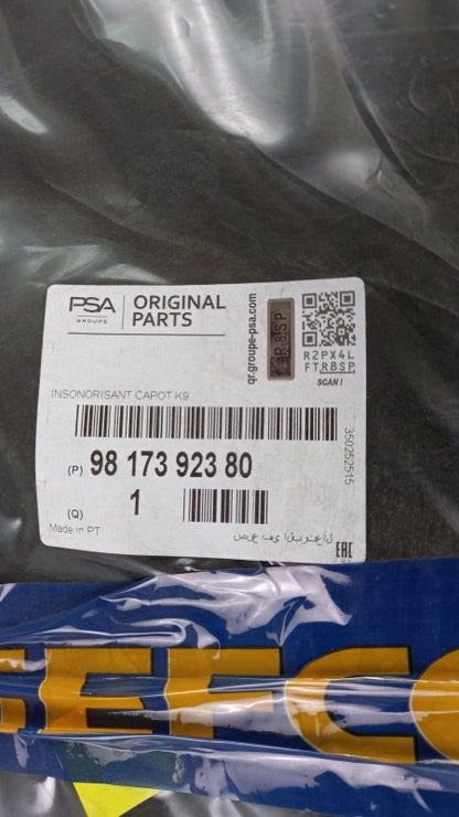Original OE Peugeot Motorraum Isolierung 9817392380