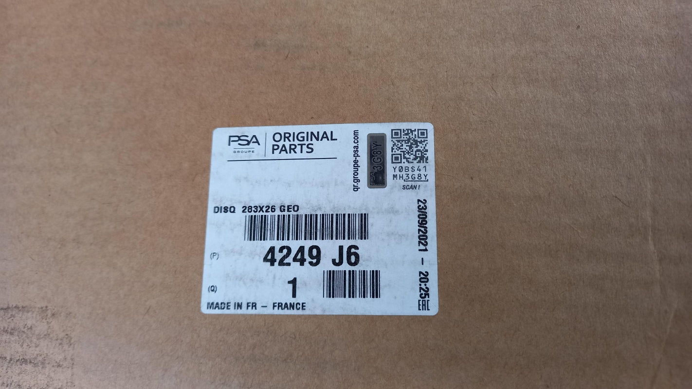 Original OE OPEL Bremsscheibe (1 Stück) 4249J6
