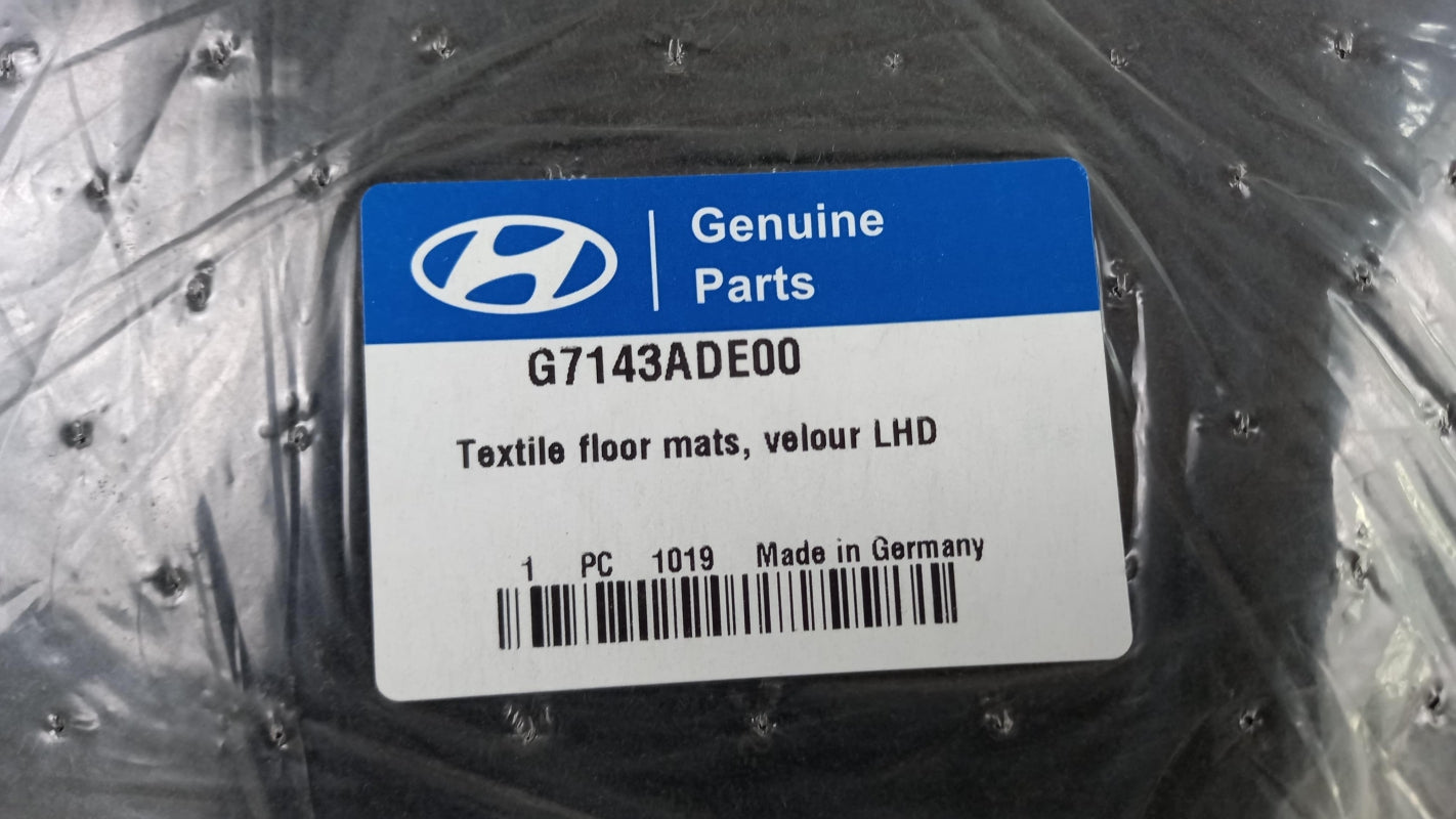 Original HYUNDAI Ioniq 2016- Fußmattensatz G7143ADE00