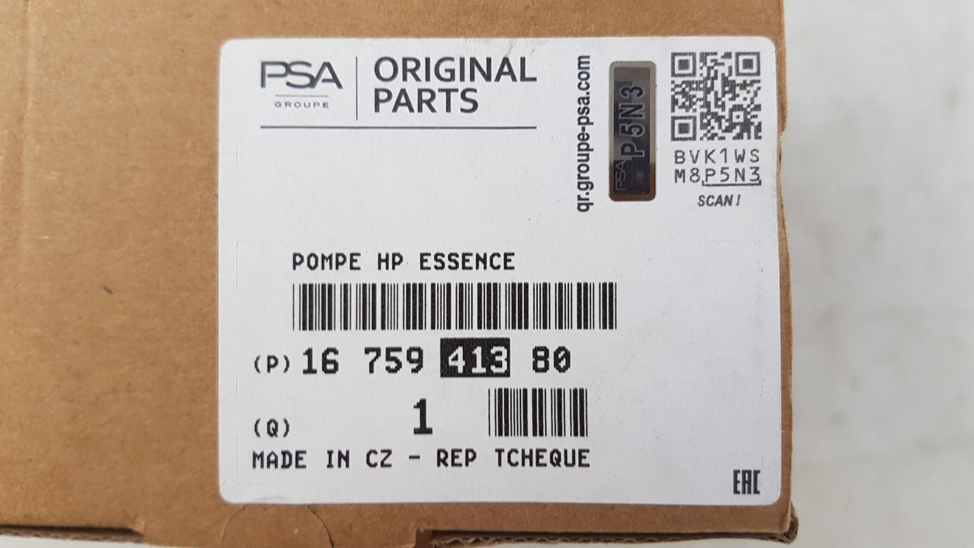 Original PEUGEOT 208 308 RCZ CITROEN DS4 DS5 1.6 THP Kraftstoffpumpe 1675941380