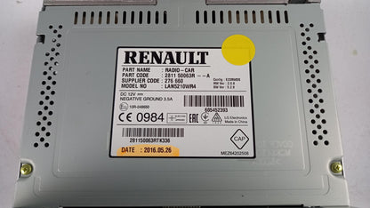 Original RENAULT Clio IV (2015-2016) Multimedia Haupteinheit 281150063R