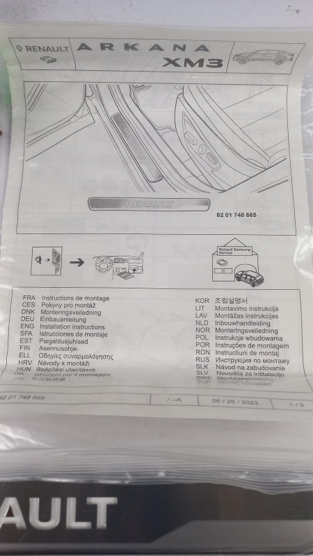 Original OE RENAULT Einstiegsleisten Satz 8201748665