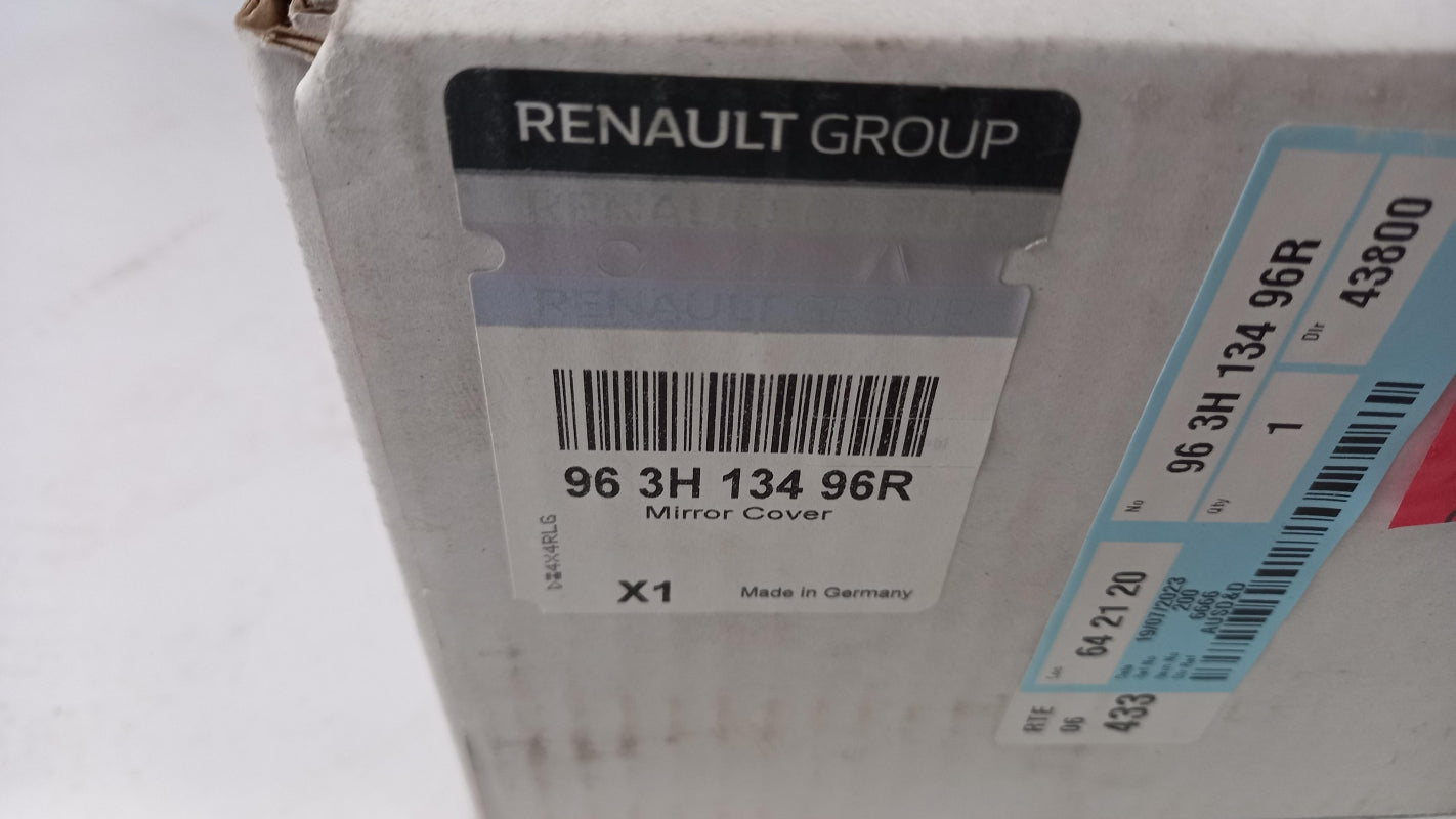 Original RENAULT Austral Megane E-Tech Außenspiegelkappen satingrau 963H13496R