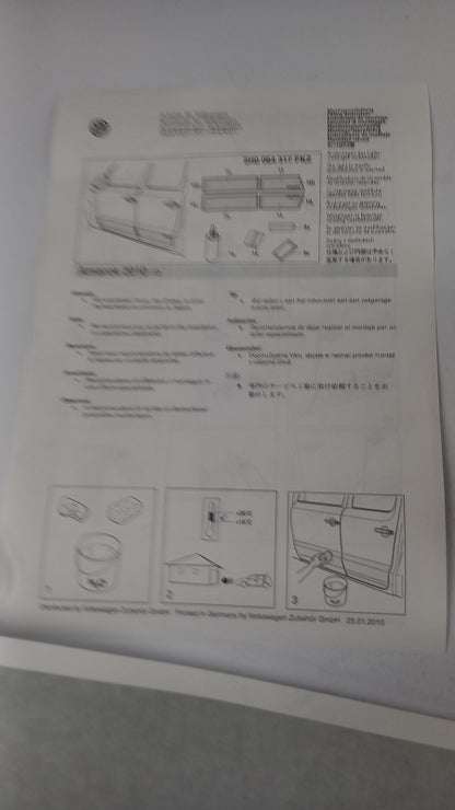 Original VW Amarok 2H Dekorfolie mit AMAROK-Schriftzug silber 2H00643179S9