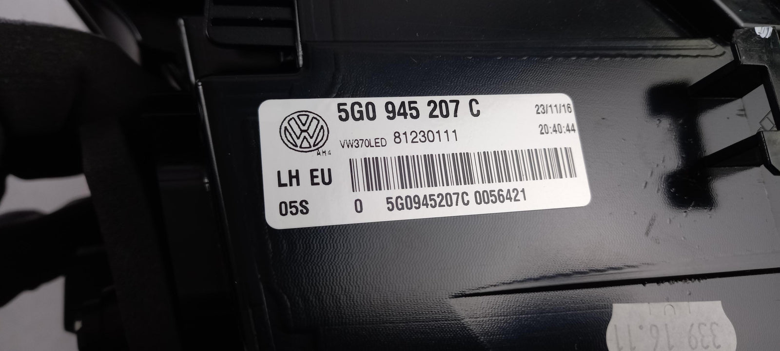 Original VOLKSWAGEN Golf VII (5G) Heckleuchte Getönte Links 5G0945207C