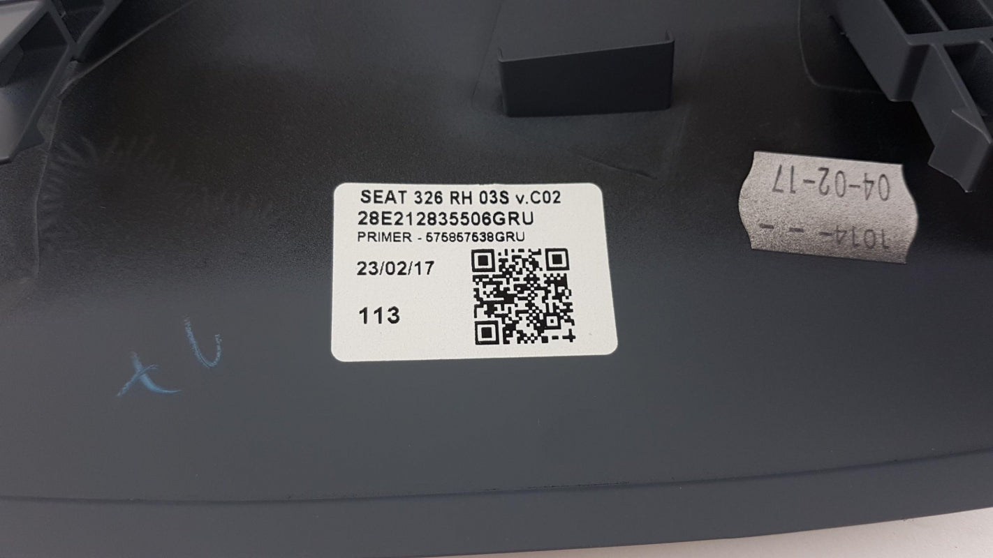 Original SEAT Ateca Tarraco Außenspiegelkappe grund rechts 575857538DGRU