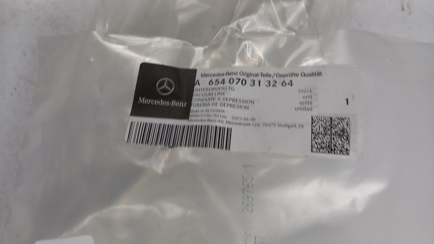 Original MERCEDES-BENZ E-klasse W213 X213 C238 Vakuumschlauch A654070313264