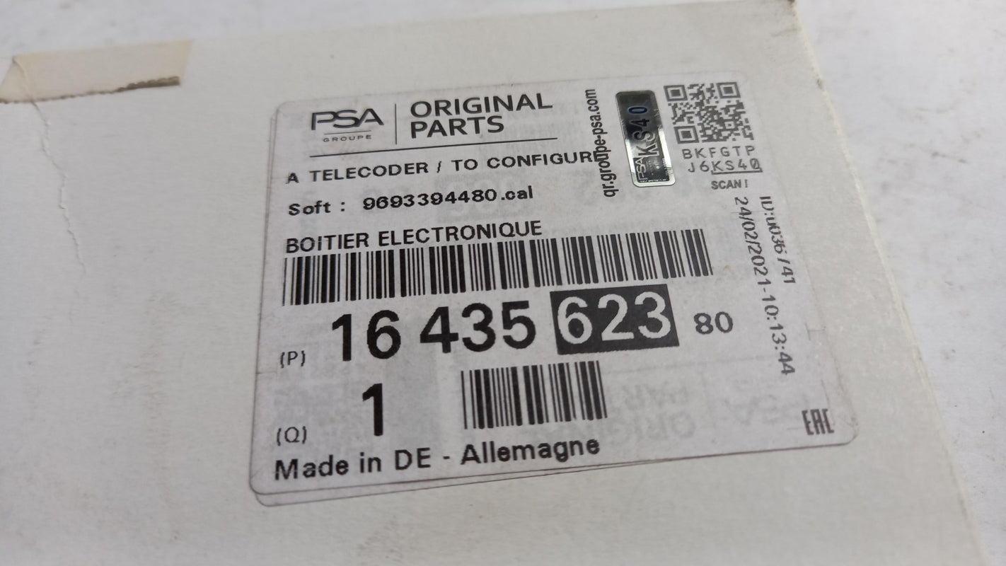 Original OE Peugeot Steuergerät 1643562380