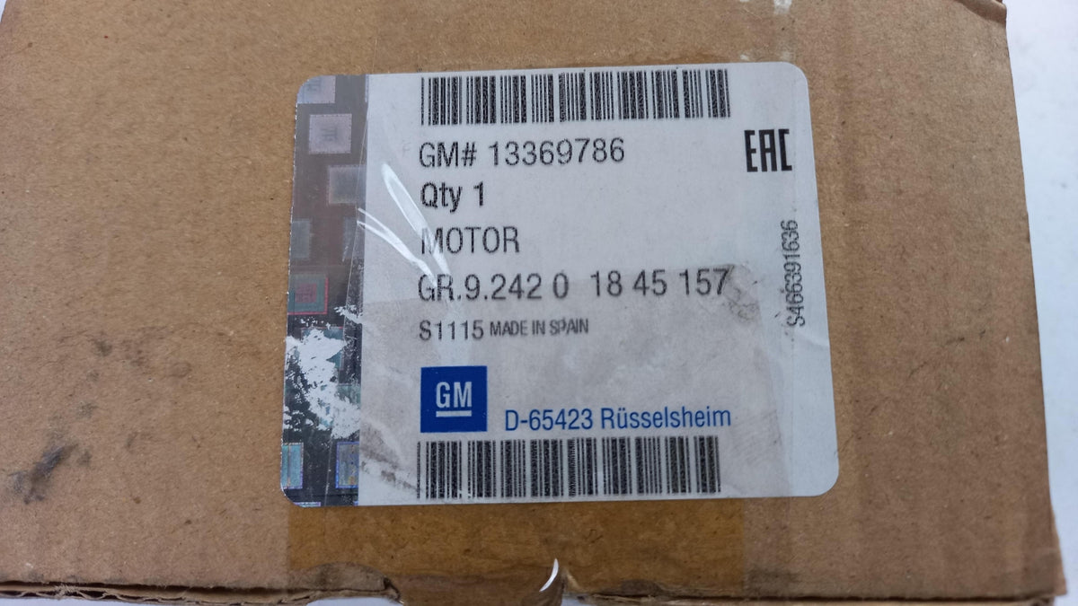 Original OE OPEL Stellantrieb 13369786