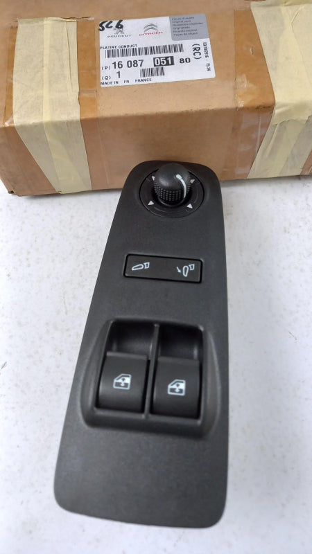 Original OE Peugeot Fensterheber & Spiegel Kombischalter 1608705180
