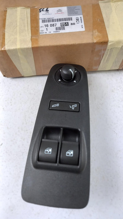 Original OE Peugeot Fensterheber & Spiegel Kombischalter 1608705180