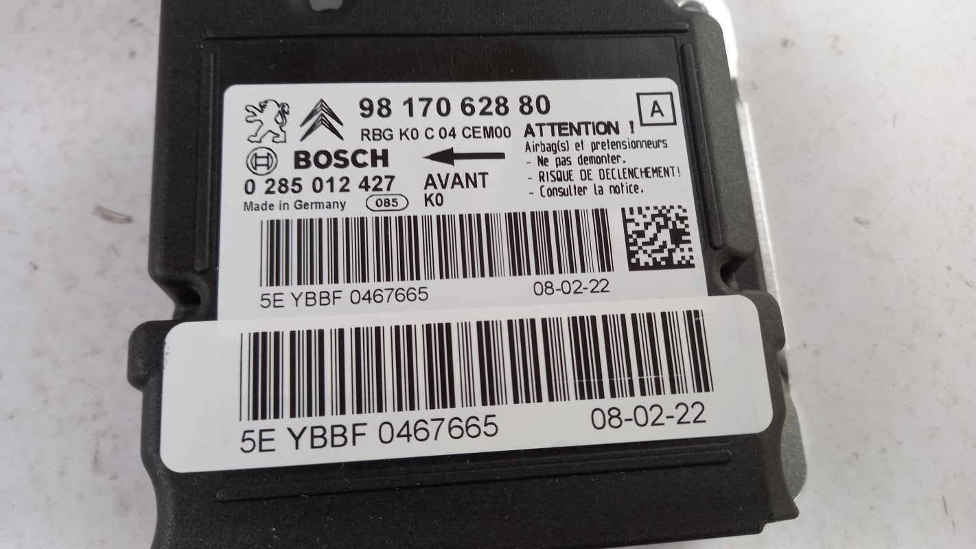 Original OE Peugeot Airbag Steuergerät 9817062880