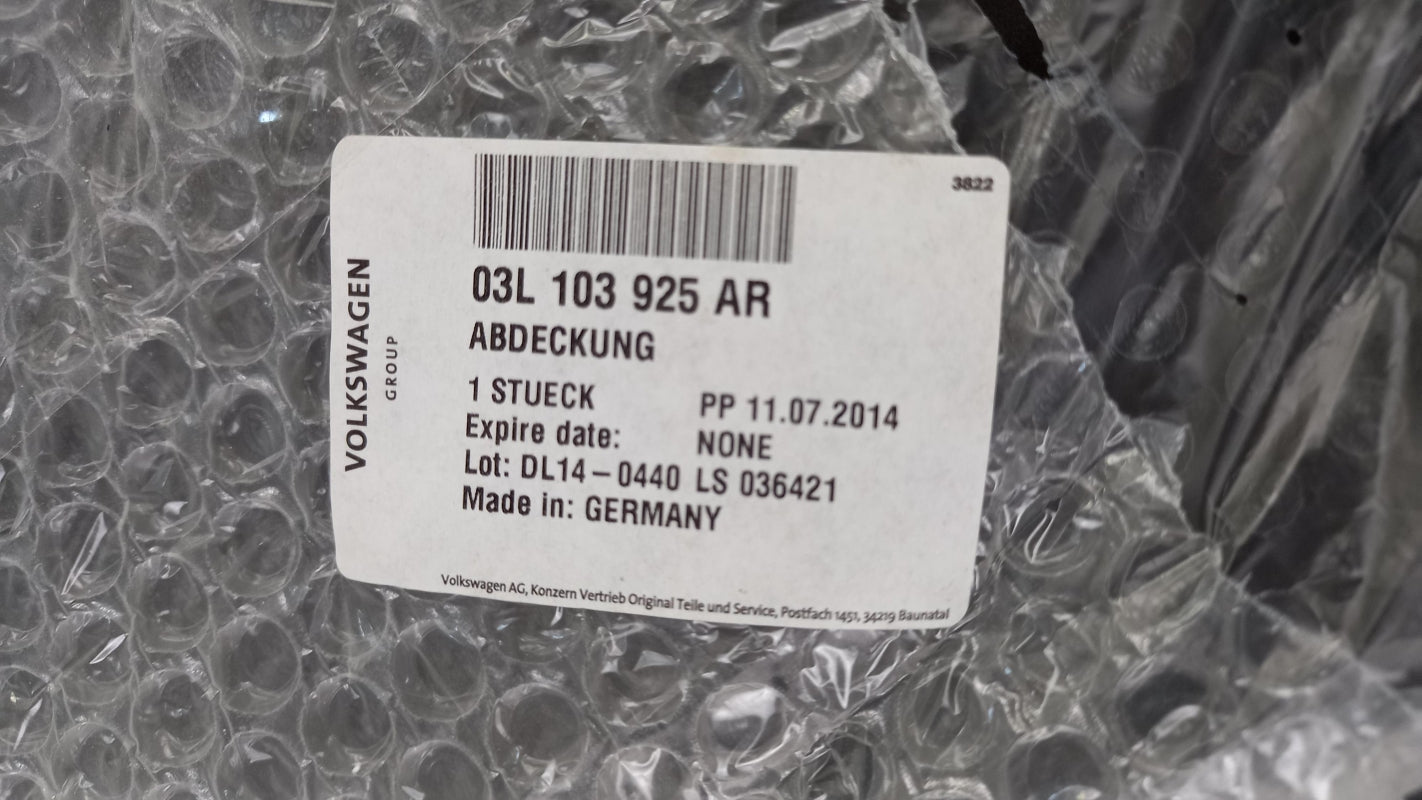 Original OE Volkswagen Motorabdeckung 03L103925AR