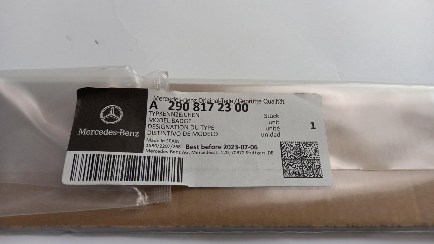Original OE MERCEDES-BENZ Emblem Plakette A2908172300