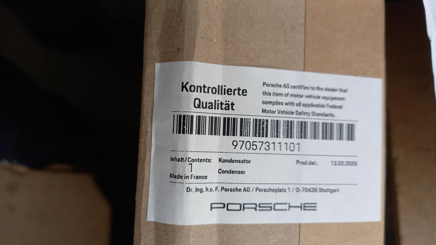 Original OE PORSCHE Klimakondensator 97057311101